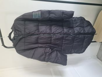 Doudoune longue noir à capuche