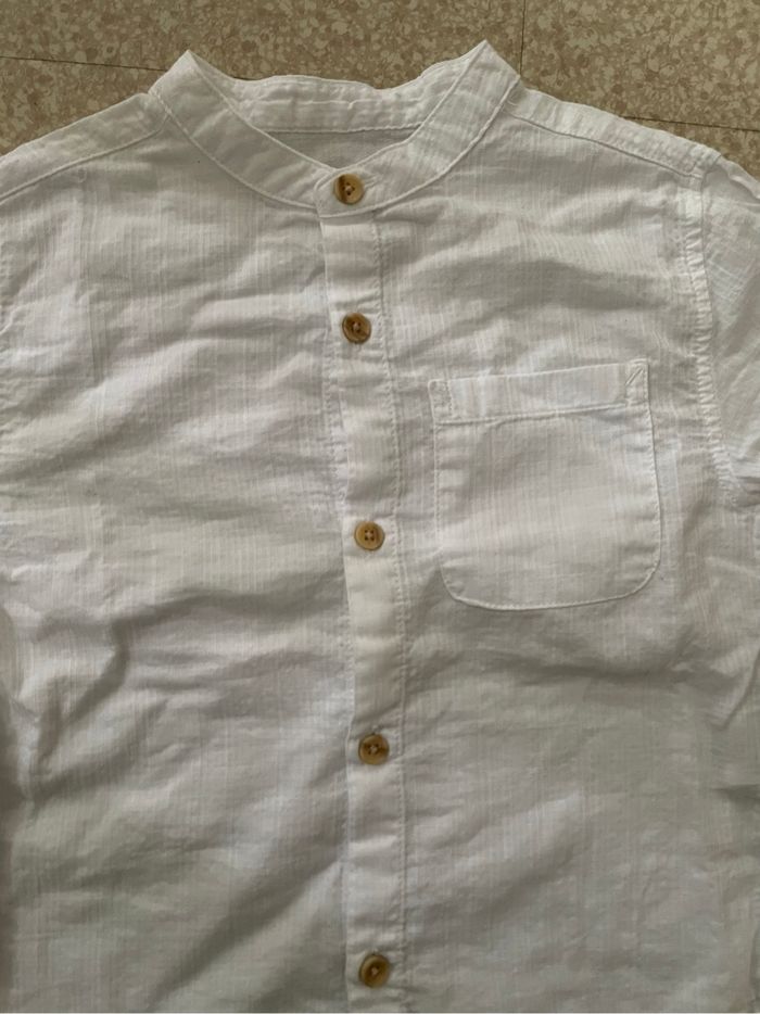 Chemise blanche Zara 18/24 mois neuf - photo numéro 2