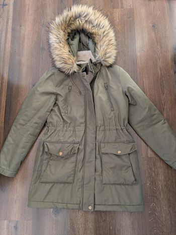 Parka hiver femme Taille M Bonobo kaki avec capuche