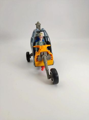 Vintage 1986 Real Ghostbuster un personnage et Ecto-2 hélicoptère lames/pièces manquantes