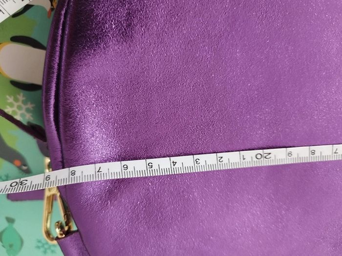 Sacoche femme violette pailletée - photo numéro 4