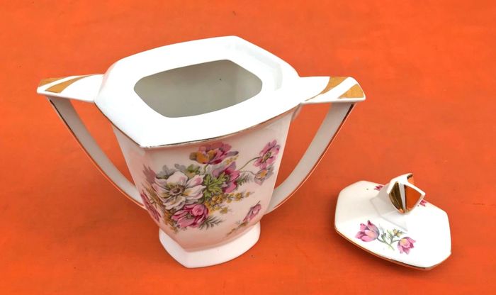 Ancien sucrier Porcelaine  Importé de Jean-Marie Tchécoslovaquie - photo numéro 7