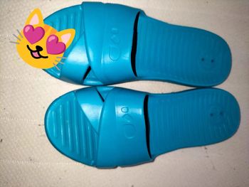 Claquettes bleu nabaiji 37