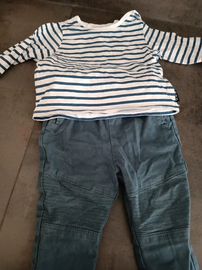 Ensemble marin 9 mois