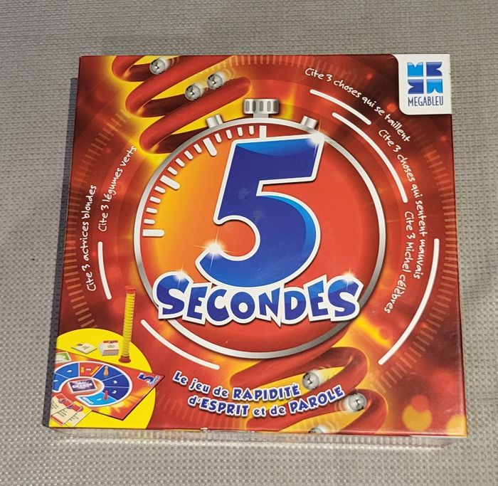 Jeu de société 5 secondes de megableu