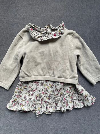 Ensemble pull et robe tao 9 mois