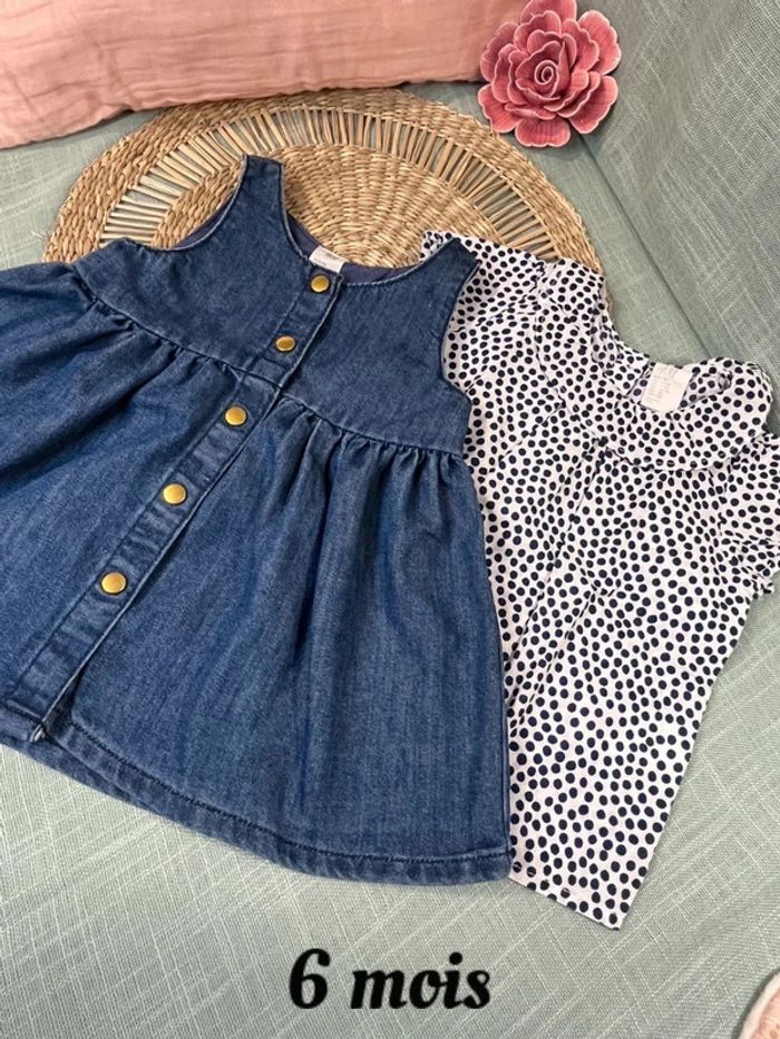 Ensemble 4-6 mois 68 cm h&m - photo numéro 3