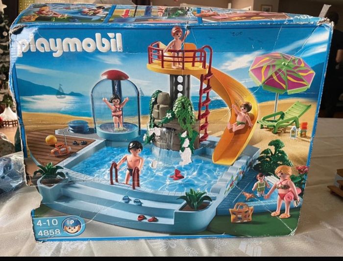 Piscine avec toboggan Playmobil n°4858 - photo numéro 6