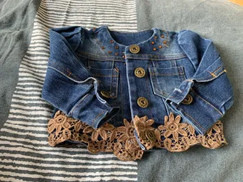 Veste en jeans fille