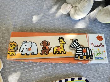 Puzzle en bois animaux