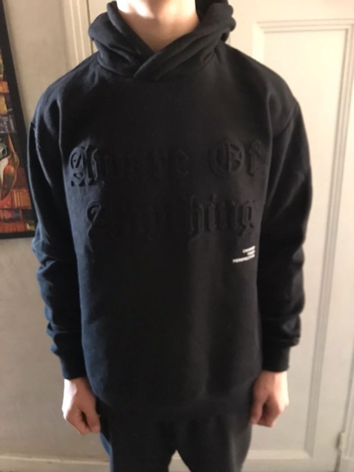 Sweat à capuche noir Pull&Bear taille M - photo numéro 7