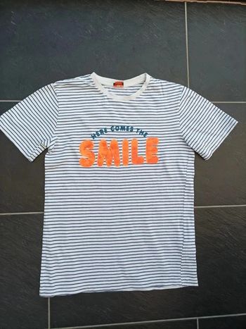 Joli tee-shirt marin garçon 14 ans (164 cm) TAO