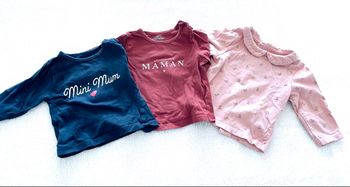 Lot de 3 tee-shirts manches longues « Kiabi » 3 mois
