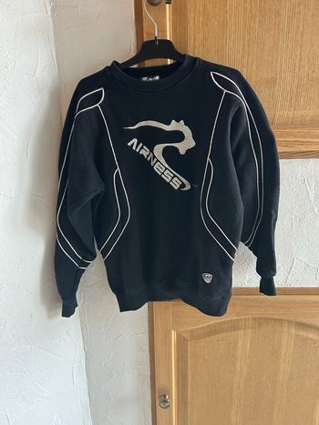 Sweat noir Airness - taille 8 ans