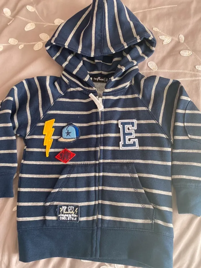 Veste à capuche influx 2 ans