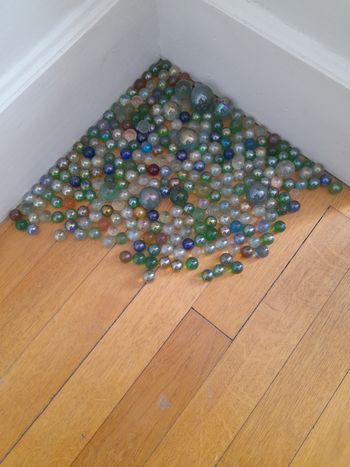 Lot de billes et calots ( 258 pièces)