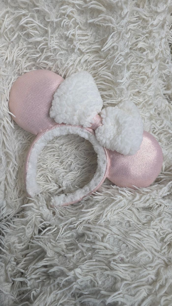 Ears disney oreille minnie mickey rose et blanche disneyland paris - disney store