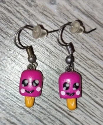 Boucles d'oreilles glaces