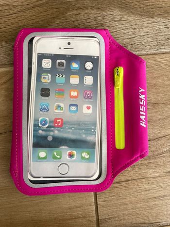 Brassard de sport avec poche