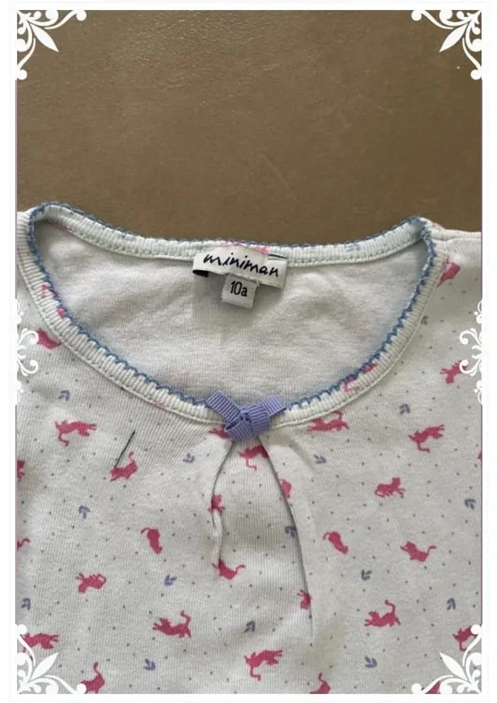 Pyjama fille taille 10 ans Miniman - Douceur et confort assurés - photo numéro 5