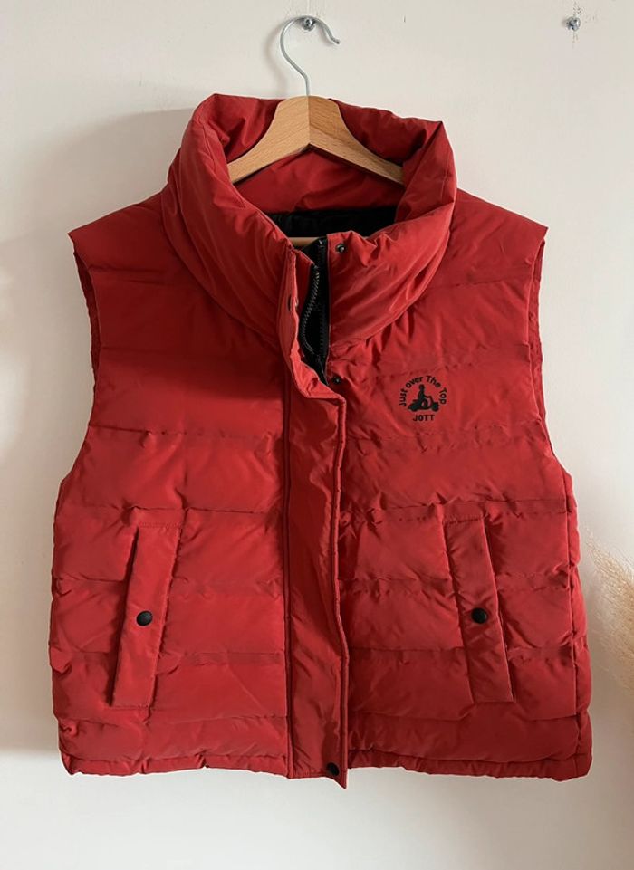 Doudoune sans manches pour homme rouge Jott
