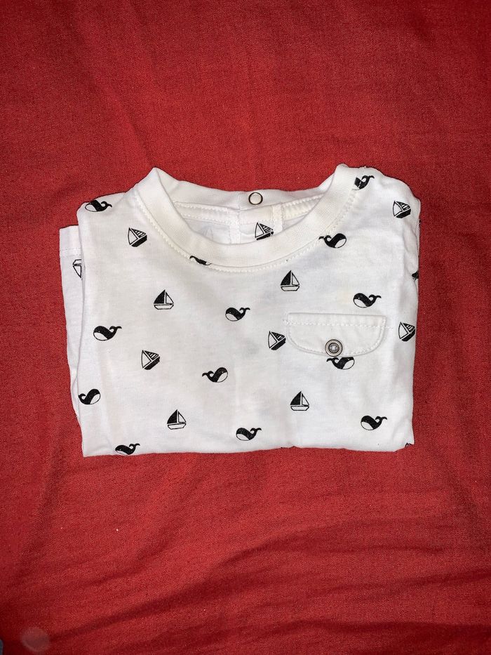 Tee-shirt manches courtes taille 1 mois kiabi