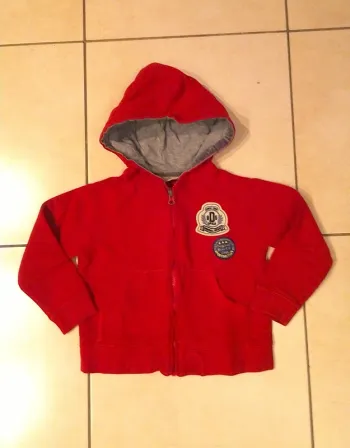 Sweat zippé à capuche DPAM 6 ans