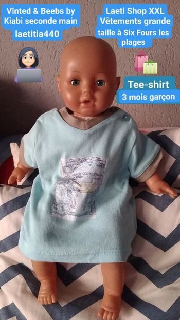 Tee-shirt garçon 3 mois Okaïdi