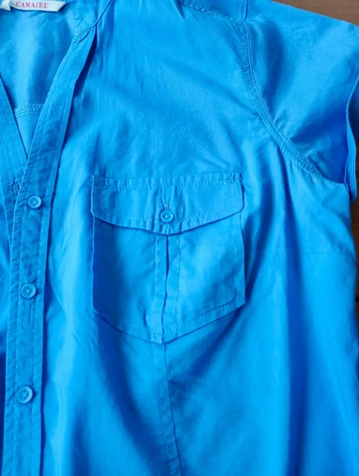 Chemise manches courtes/ chemisette/ taille 36 - photo numéro 2