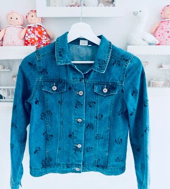 Veste jean Minnie logo