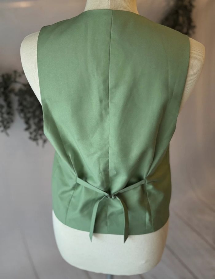 Costume 3 pièces vert sauge - photo numéro 8