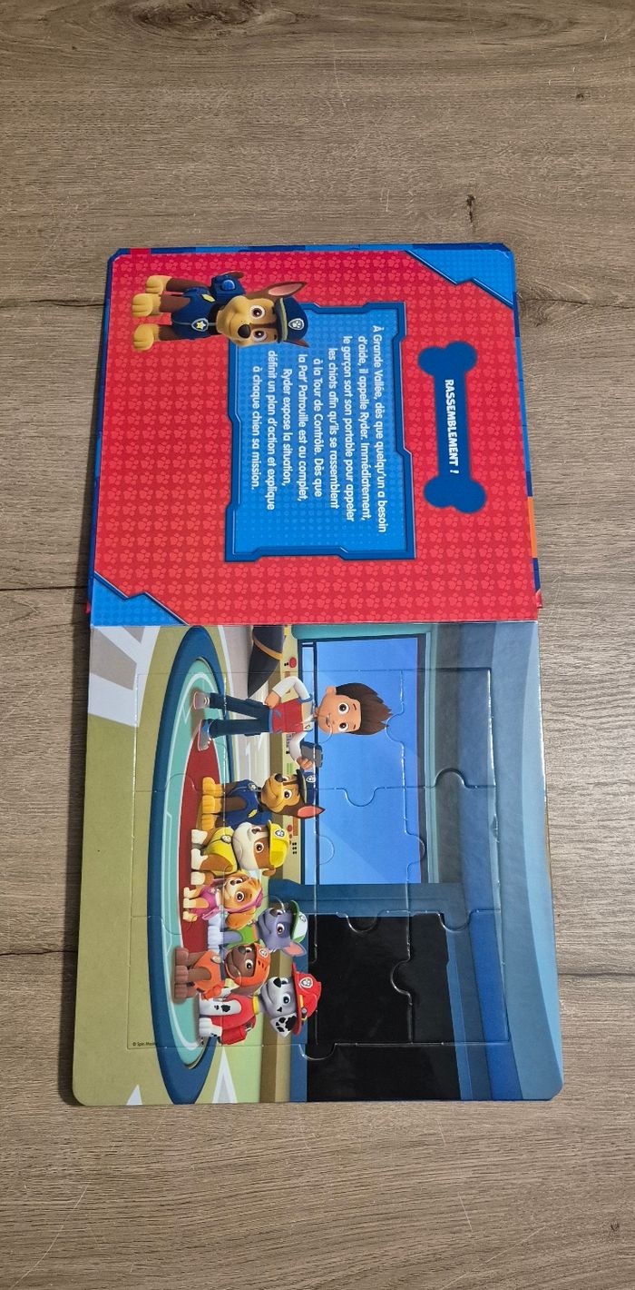 Grand livre puzzle Paw Patrol - photo numéro 2