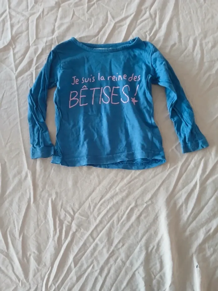 Tee-shirt manche longue 9 mois