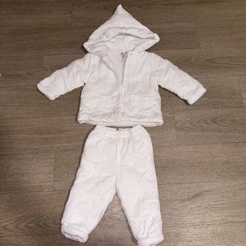 Ensemble blanc doublé