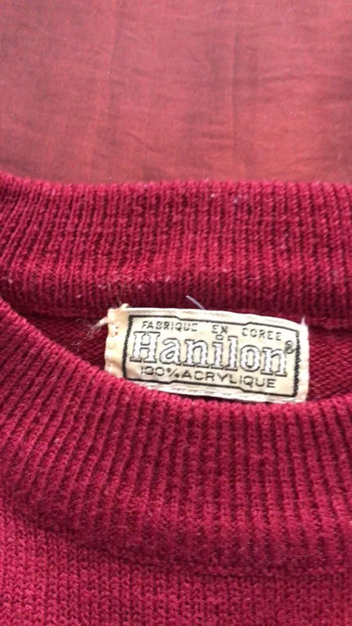 Pull fin Bordeaux - photo numéro 2