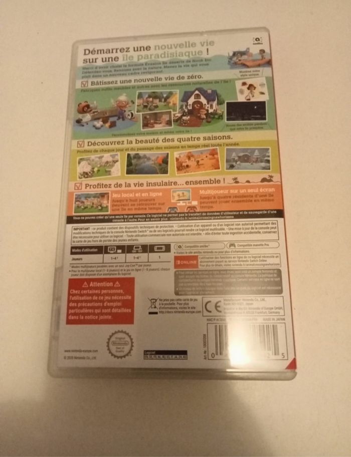 Animal crossing Jeux de switch - photo numéro 2