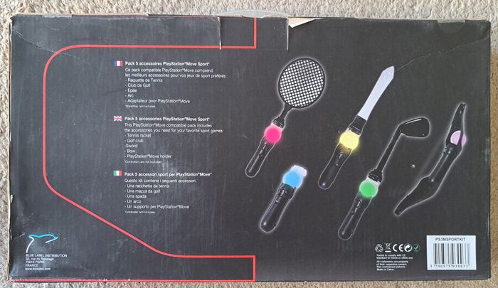 🎮 Pack de 5 accessoires PS Move Sport Sony PlayStation 3 PS3 - neuf - photo numéro 2