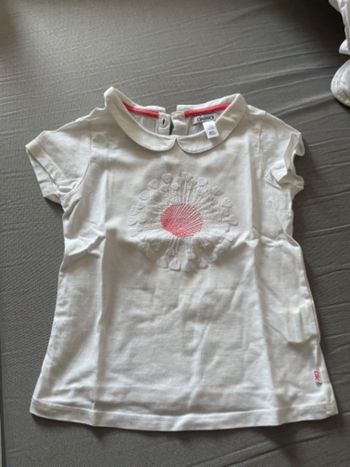 Maillot blanc à col