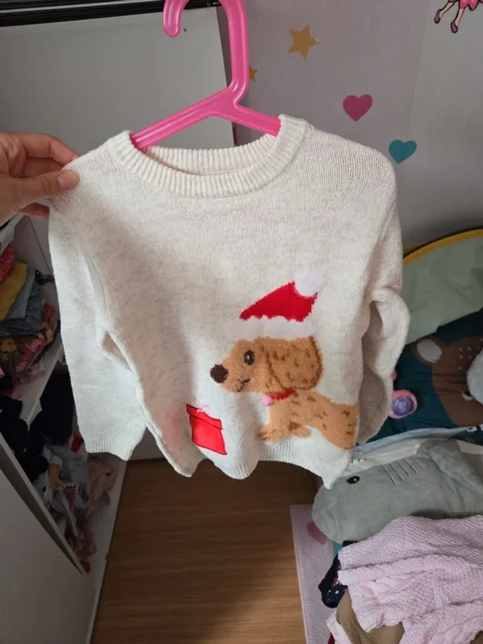 Pull Noël taille 8 ans - photo numéro 2
