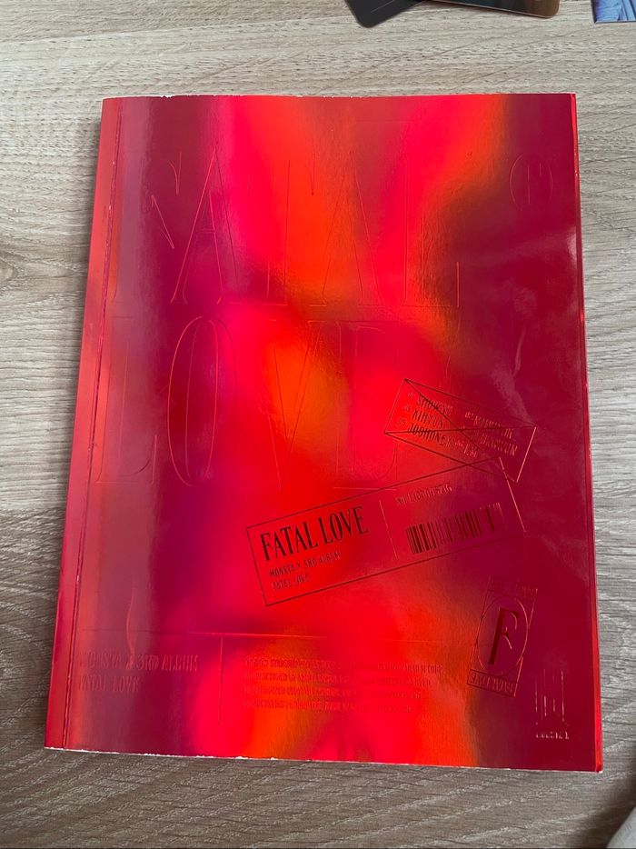 album fatal love monsta x version 1 - photo numéro 7