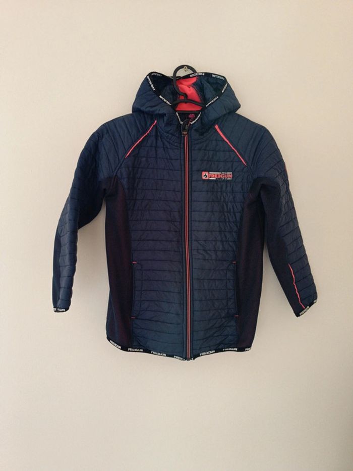 Veste freegun t 10 ans bleue et rose