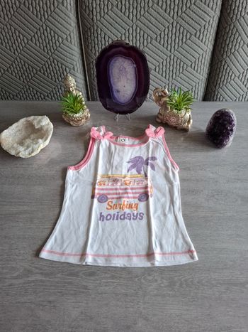 T-shirt débardeur fille 18 mois