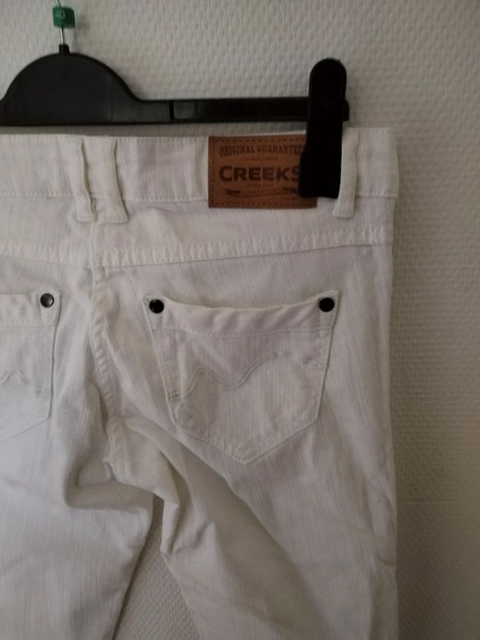 Slim blanc taille 36 neuf - photo numéro 3