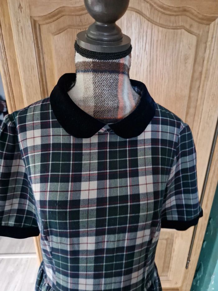 Superbe robe carreaux tartan collectif clothing taille 42 - photo numéro 2