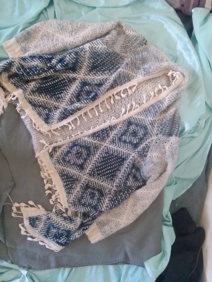 Gilet poncho femme - photo numéro 2