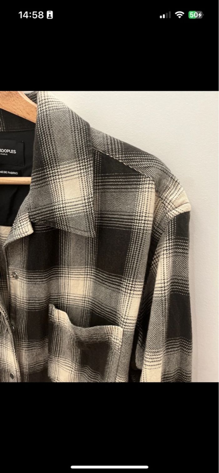 Chemise à carreaux the kooples - photo numéro 6