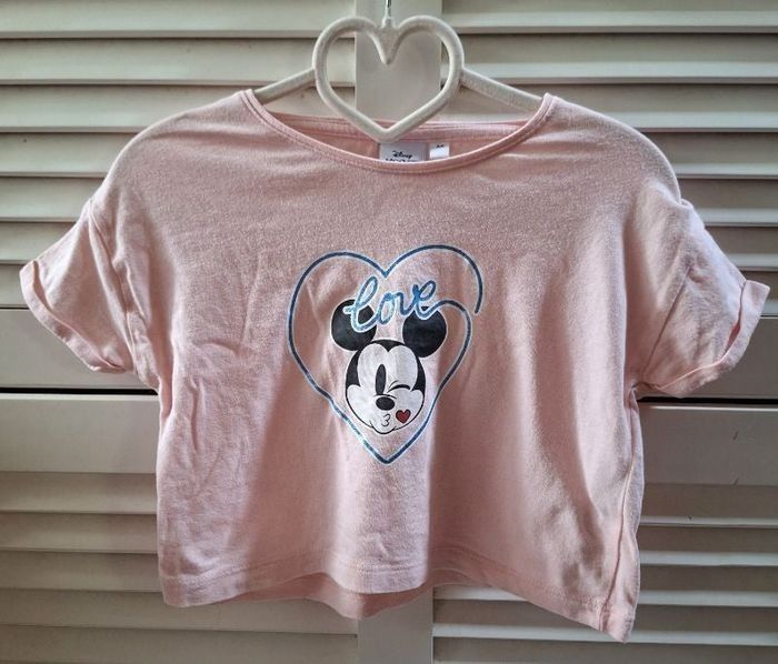 T-shirt court rose - Disney - Minnie - 3 ans - photo numéro 2
