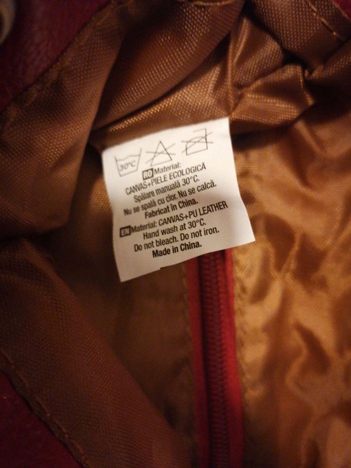 Sac à dos cuir écologique rouge multicolore manga Oxigen - photo numéro 12