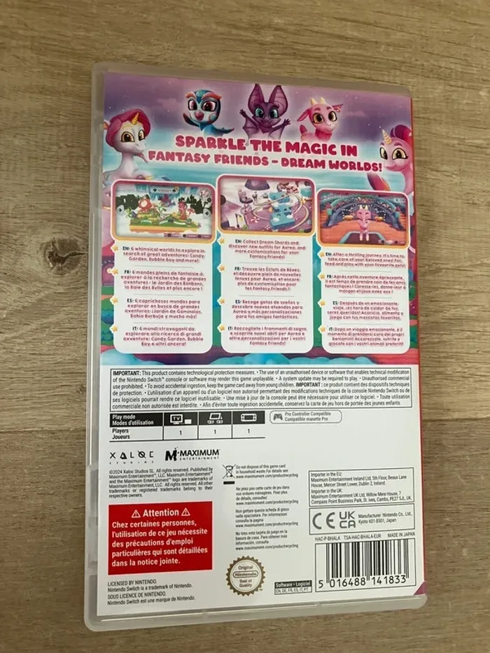 Jeu Nintendo switch fantasy friends dream worlds - photo numéro 2