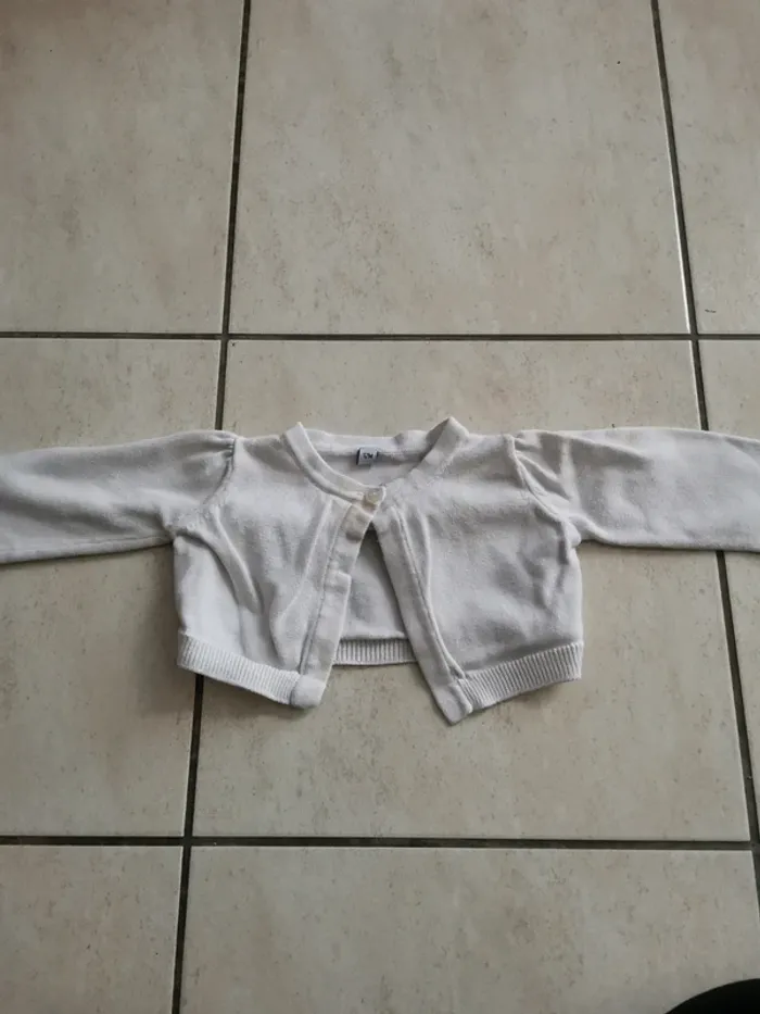 Gilet court bébé fille - photo numéro 2